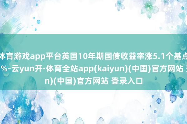体育游戏app平台英国10年期国债收益率涨5.1个基点报4.626%-云yun开·体育全站app(kaiyun)(中国)官方网站 登录入口